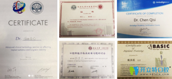 陳其思個人榮譽證書