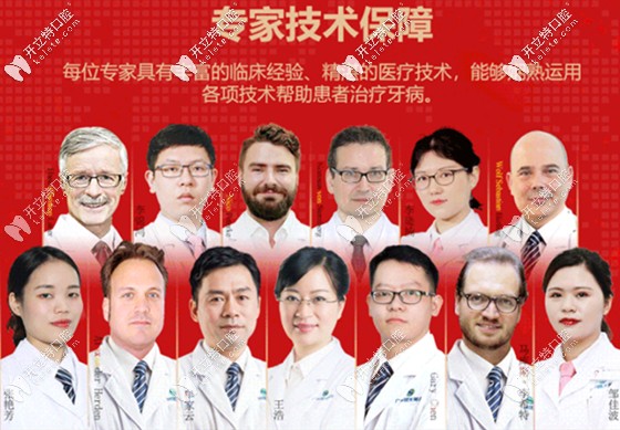 廣州曙光口腔的名醫(yī)團隊成員