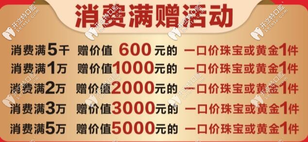德柏口腔消費滿贈活動